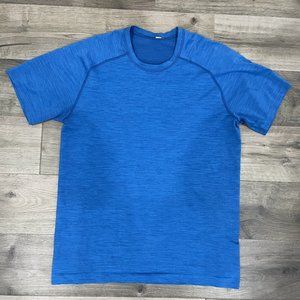 Lululemon Metal Vent Tech Short Sleeve T-Shirt Mens Medium M Blue